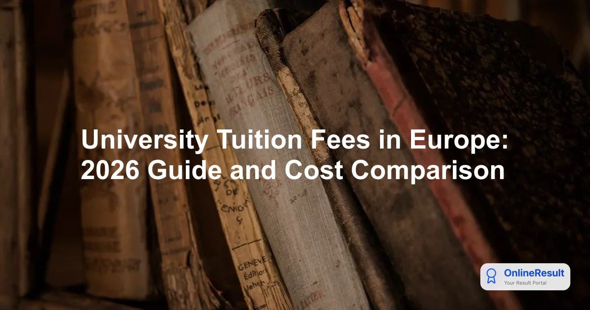 University Tuition Fees in Europe: 2026 Guide and Cost Comparison