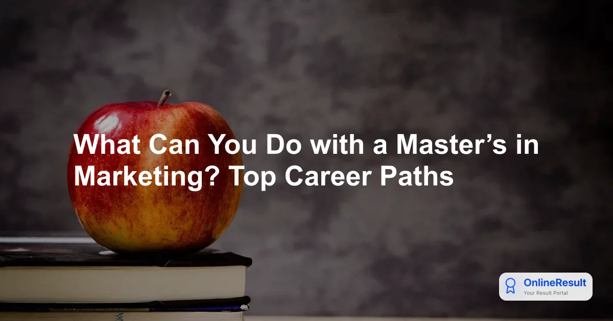 What Can You Do with a Master’s in Marketing? Top Career Paths