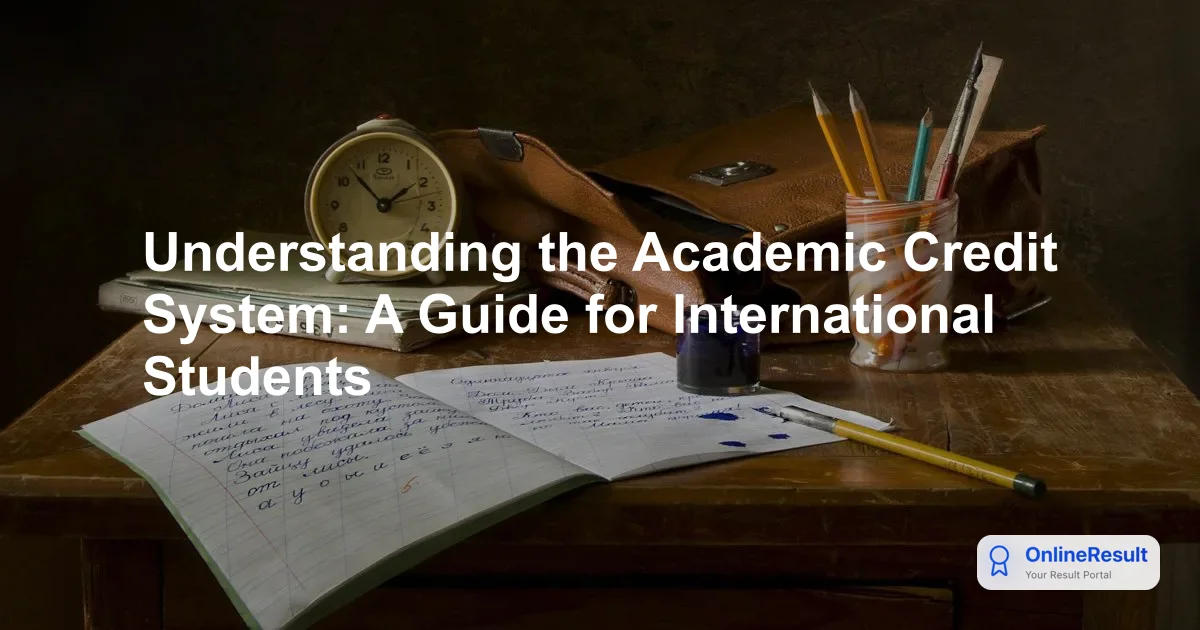 Understanding the Academic Credit System: A Guide for International Students