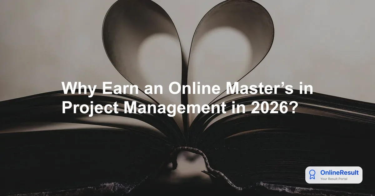 Why Earn an Online Master’s in Project Management in 2026?