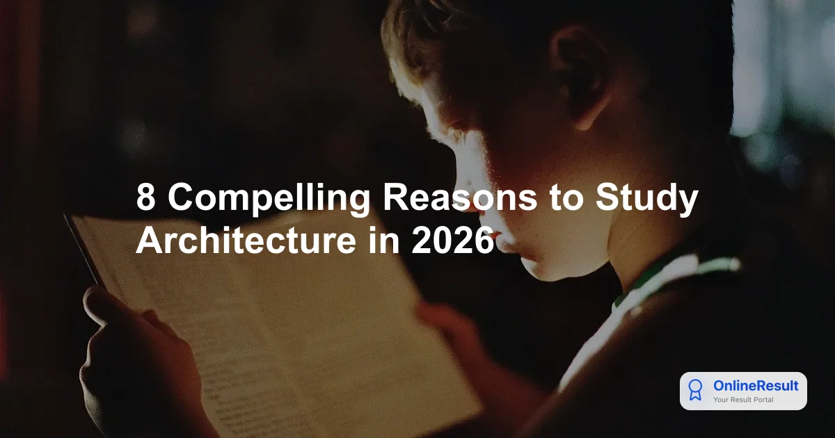 8 Compelling Reasons to Study Architecture in 2026