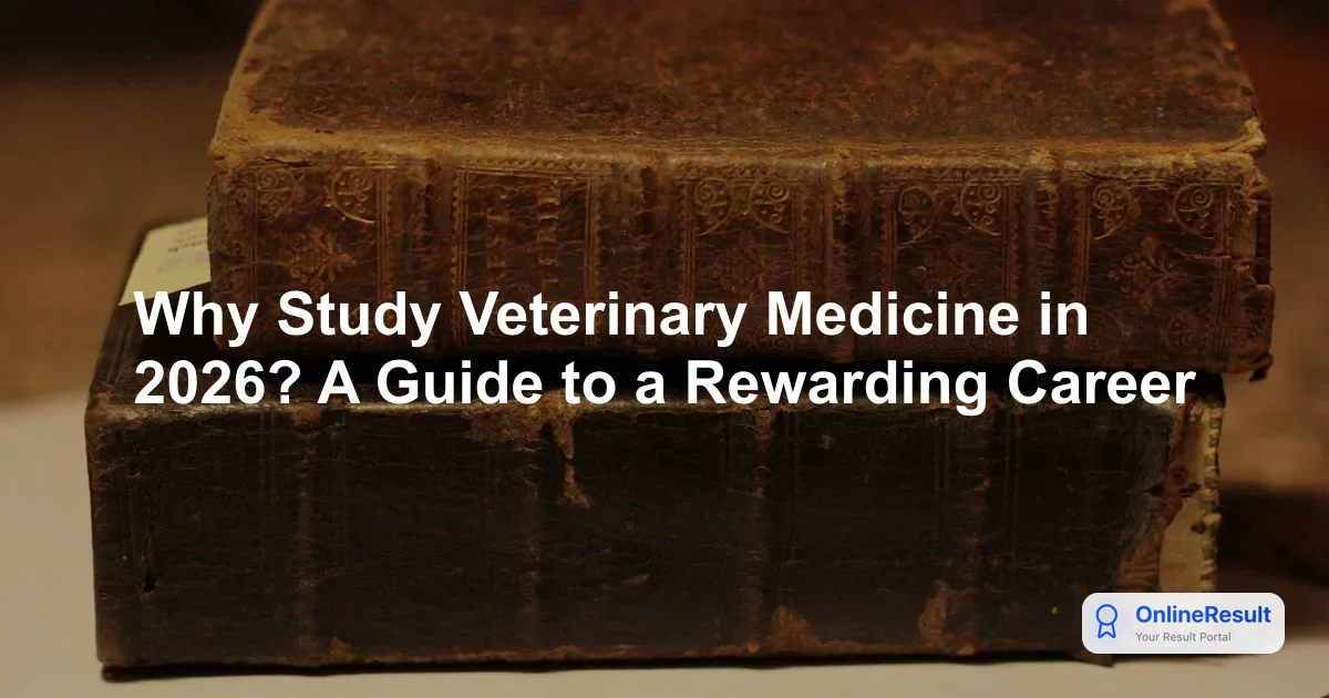 Why Study Veterinary Medicine in 2026? A Guide to a Rewarding Career