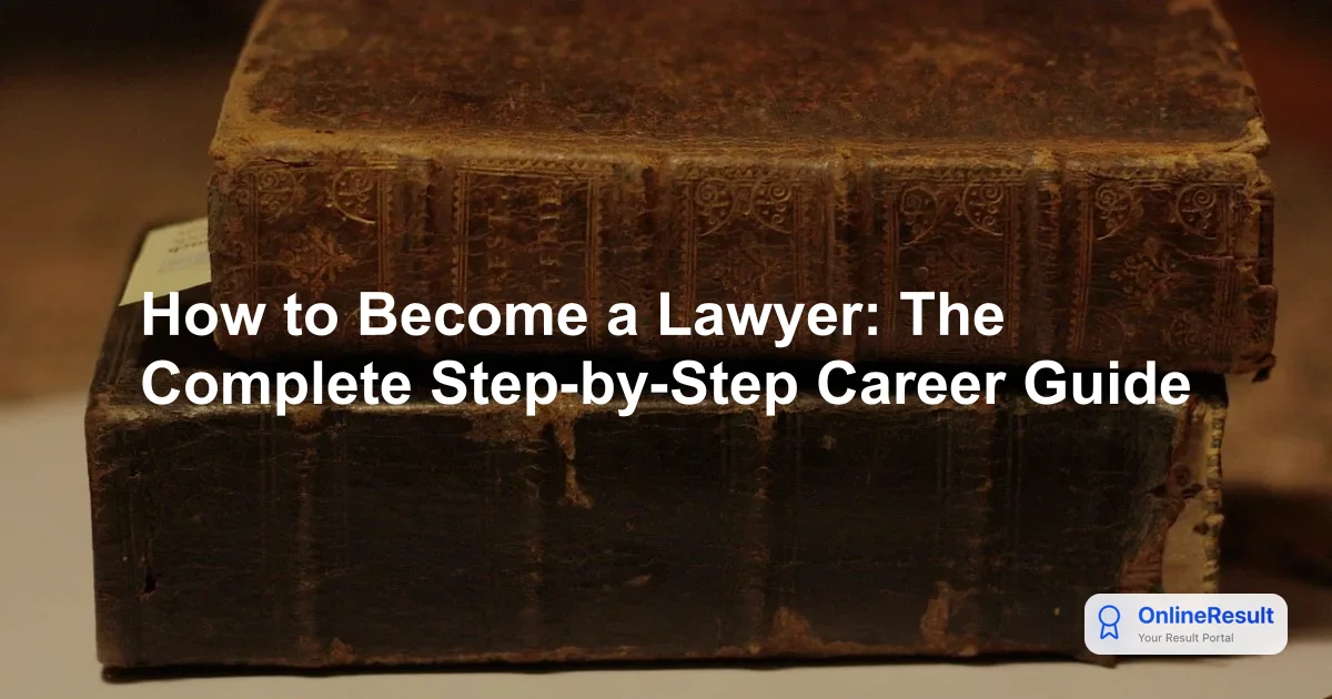 How to Become a Lawyer: The Complete Step-by-Step Career Guide