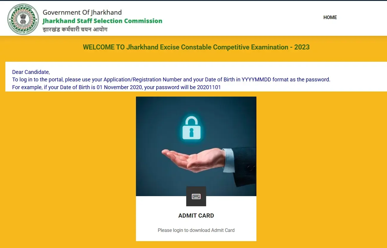 JSSC Excise Constable Admit Card 2026 Out, Download JSSC Hall Ticket_3.1