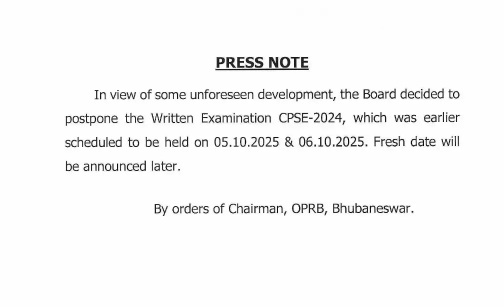 Odisha Police SI Admit Card 2025, New Exam Date Soon_3.1