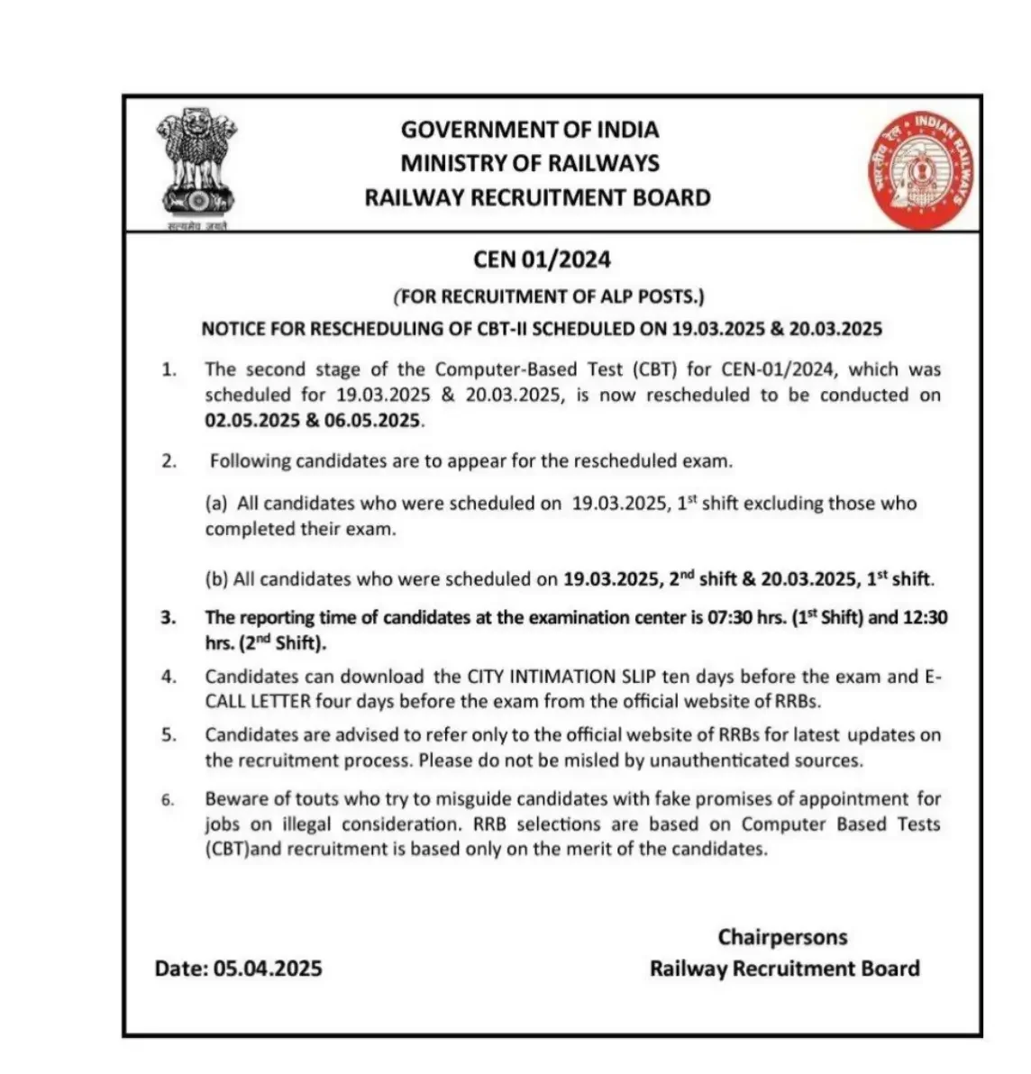 RRB ALP CBT 2 Exam Date 2025 Out, Check New Exam Schedule_3.1