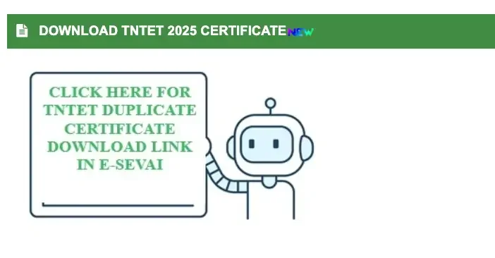 TNTET Certificate Download 2026 Link Out at trb.tn.gov, Get Your E-Certificate PDF_3.1